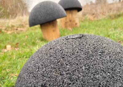 balancekugler miljøvenlige legeplads boligselskab grundejerforening halvkugle